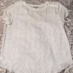 Loft outlet polka dot top!